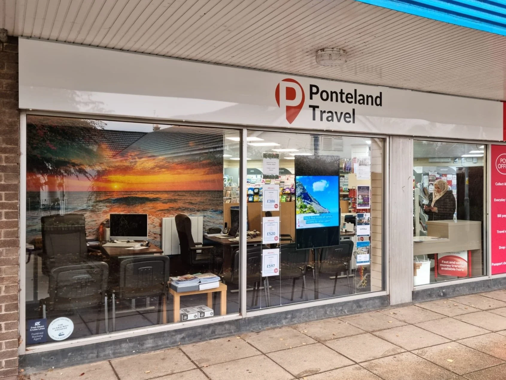 Shop front photo of Ponteland Travel