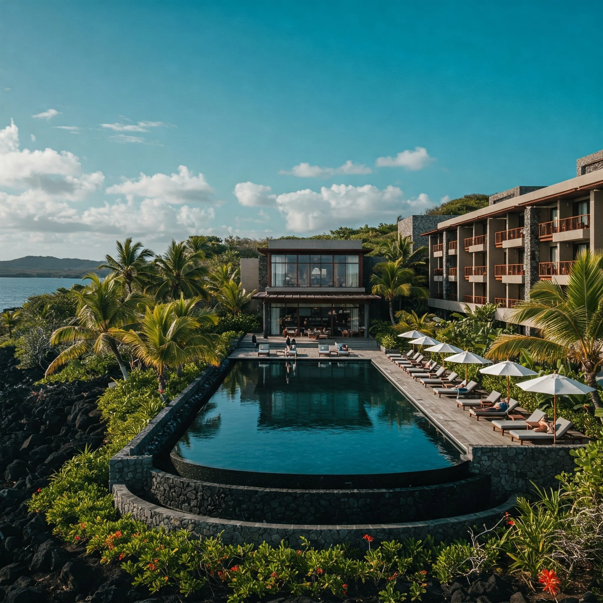 A luxury hotel in Ecuador