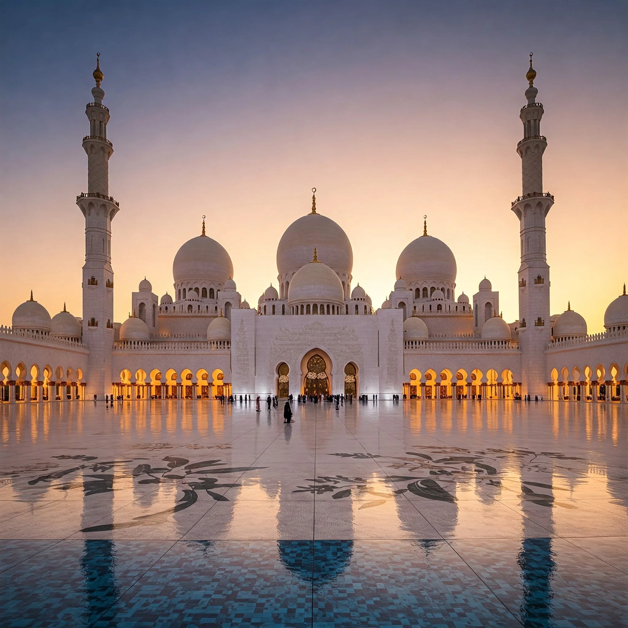 Sheikh Zayed Grand Mosque in Abu Dhabi