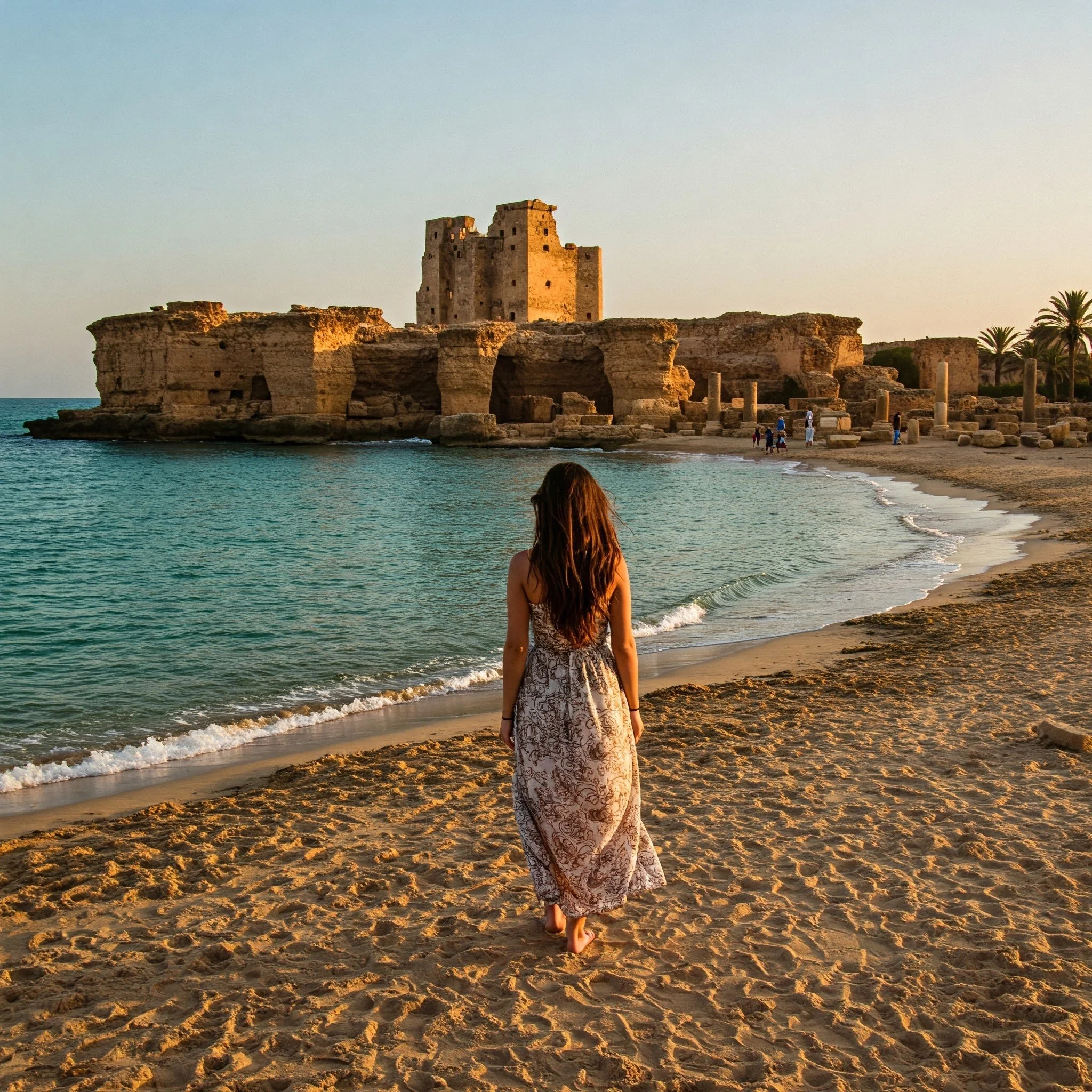 explore the ancient ruins of Carthage in Tunisia