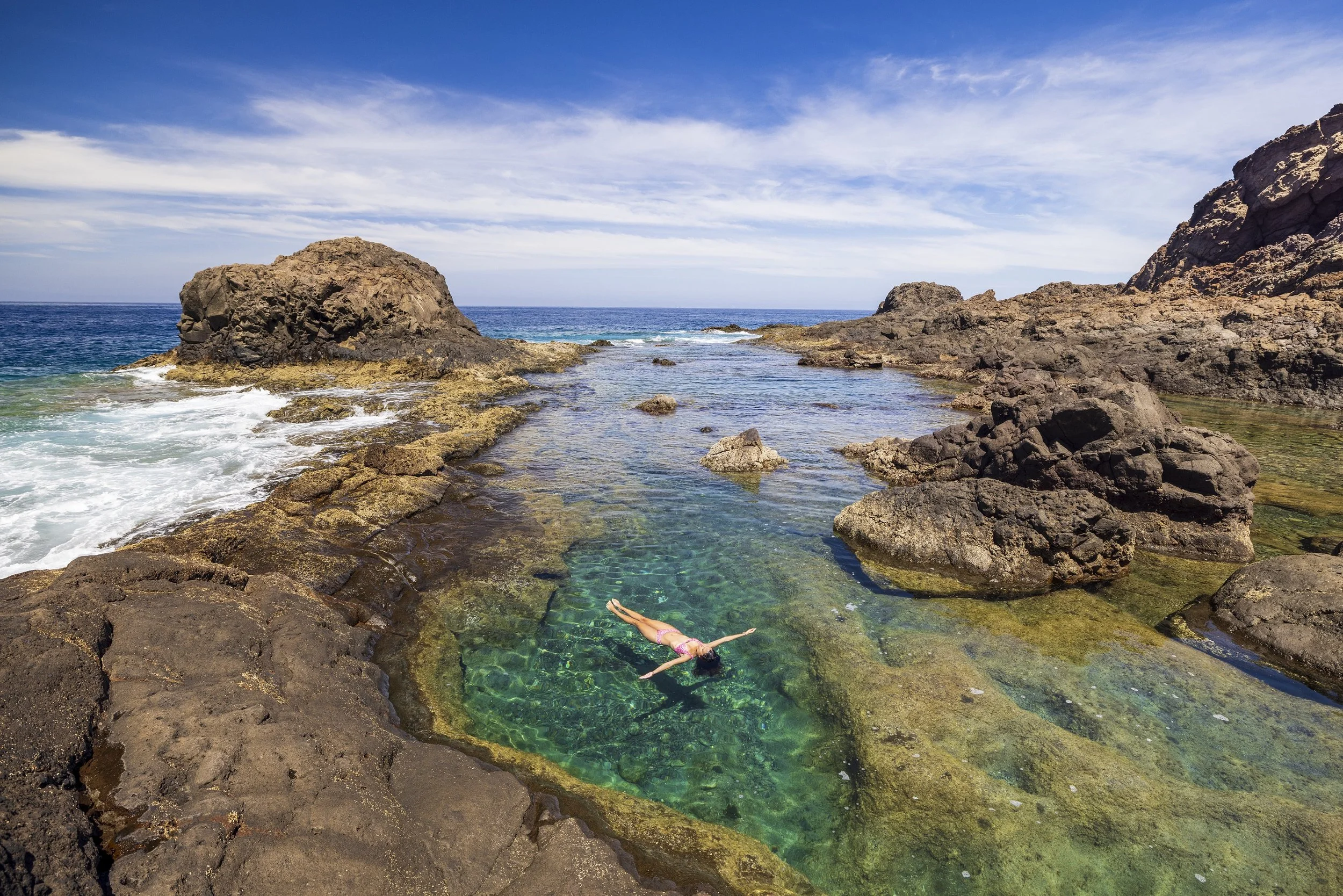 Natural pools in Gran Canaria