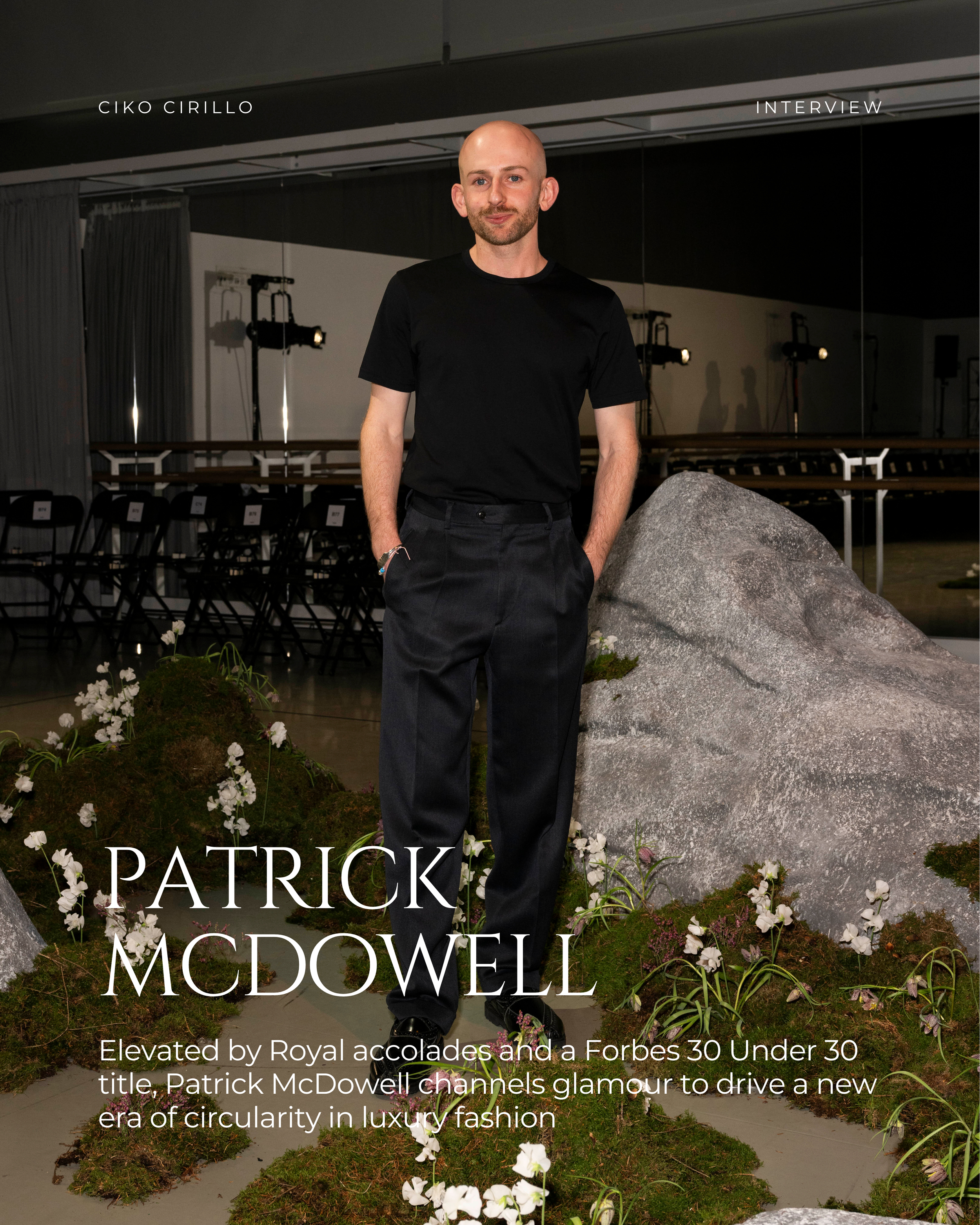 The Art of Circularity and Storytelling in Patrick McDowell's Luxury Fashion