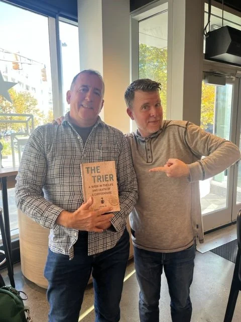 With Jason at Tinker Coffee in Indy