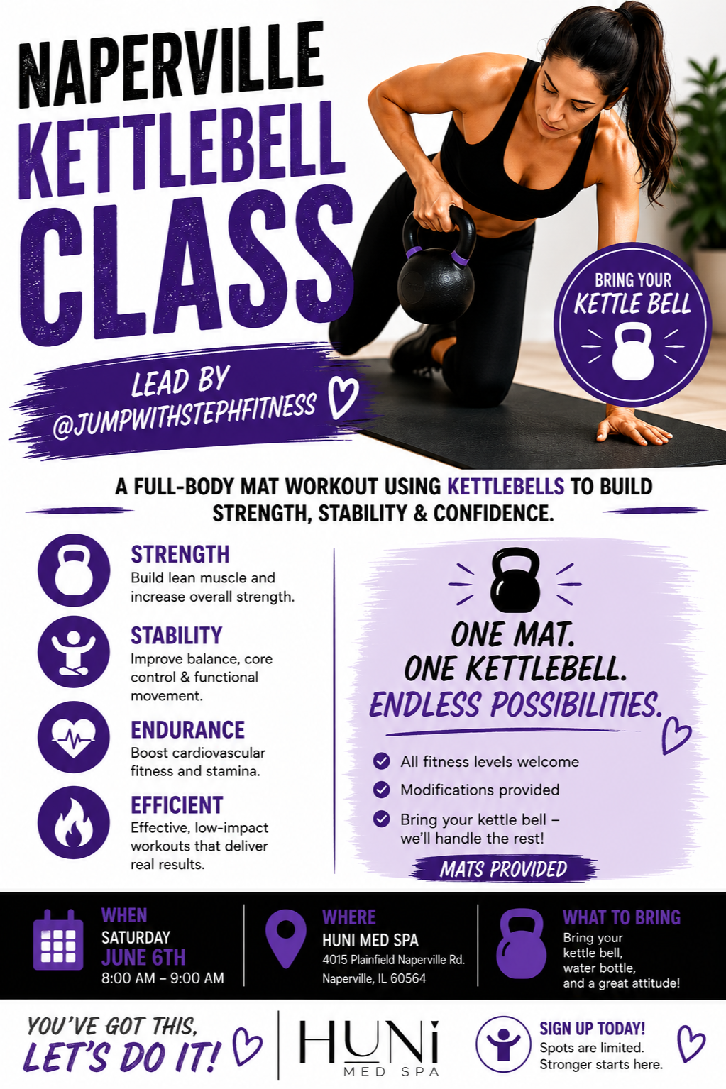 Kettlebell workout Class