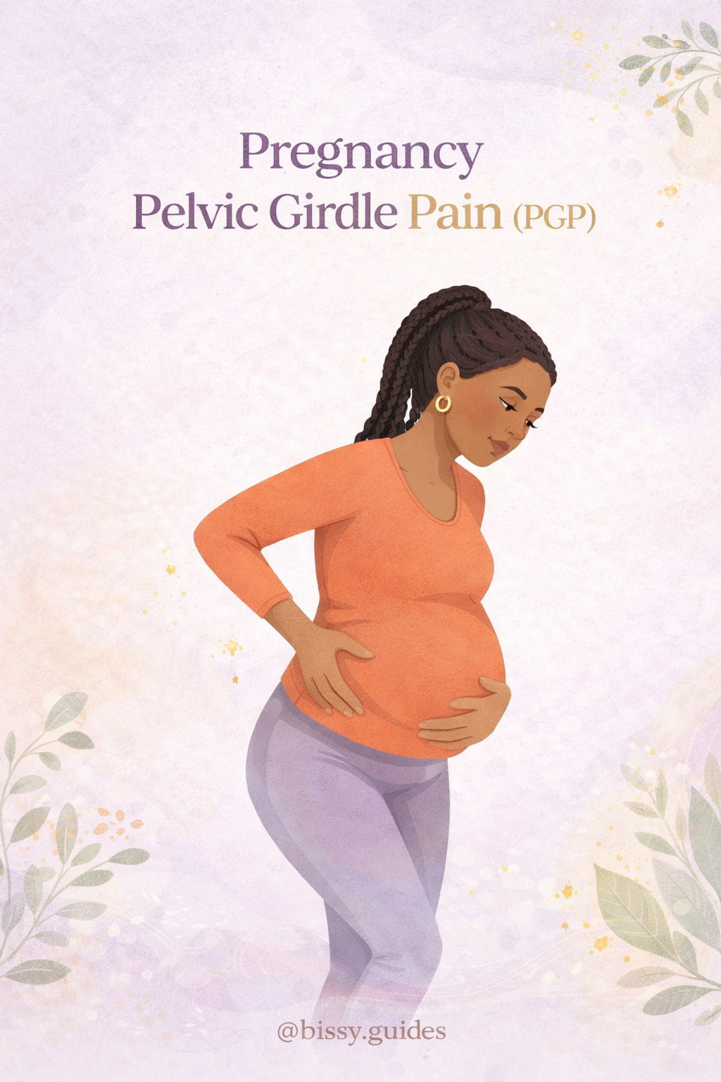 Gentle exercises to relieve pelvic girdle pain during pregnancy.