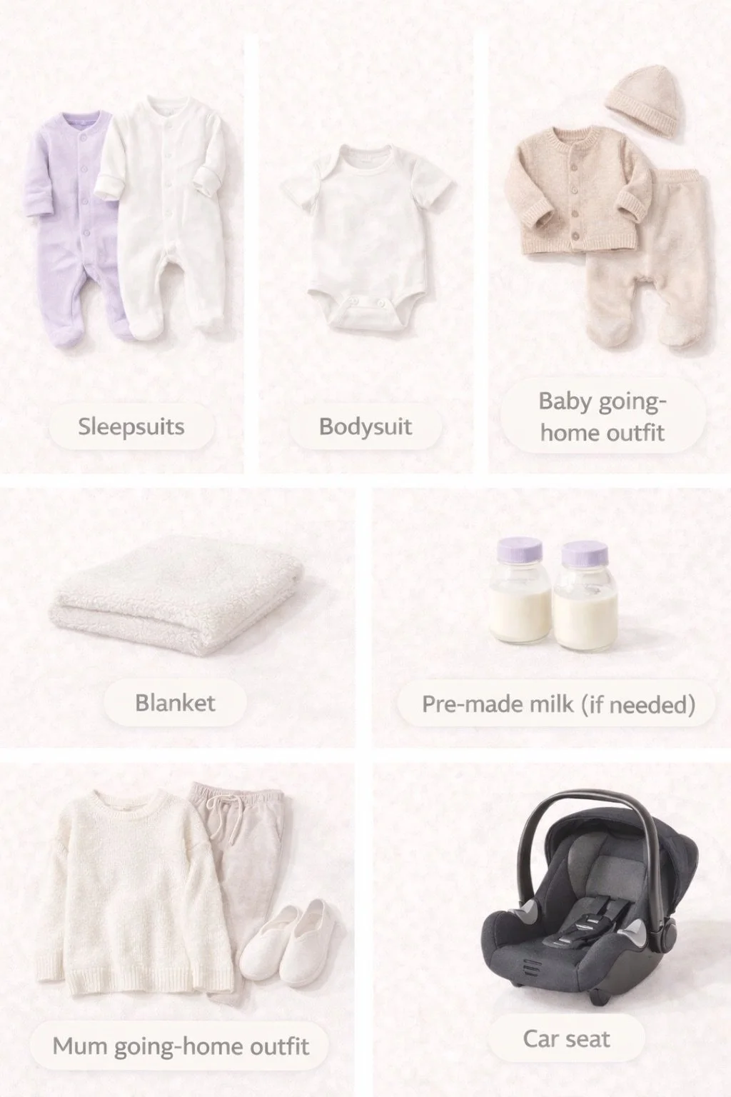 Simple maternity hospital bag checklist what you actually need