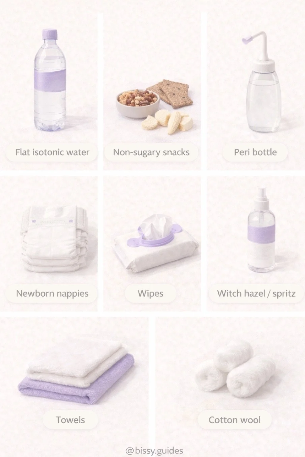 Hospital bag essentials for mum labour postpartum