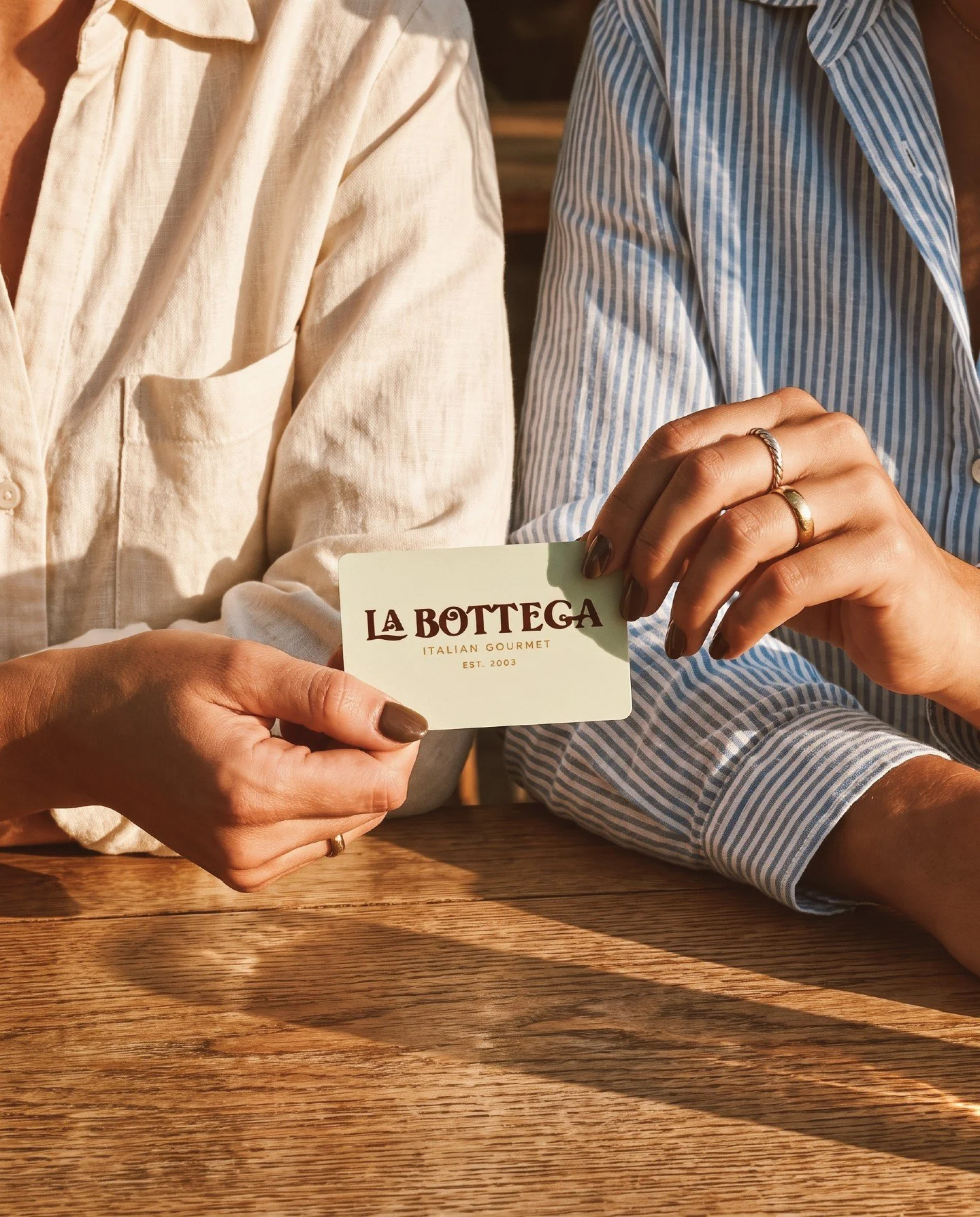 One gift card. Every La Bottega.

La Bottega gift cards are now valid at all locations, making it even easier to share your favorite panini, salads, dinners, and catering moments with the people you love.

A little taste of La Bottega, now wherever y