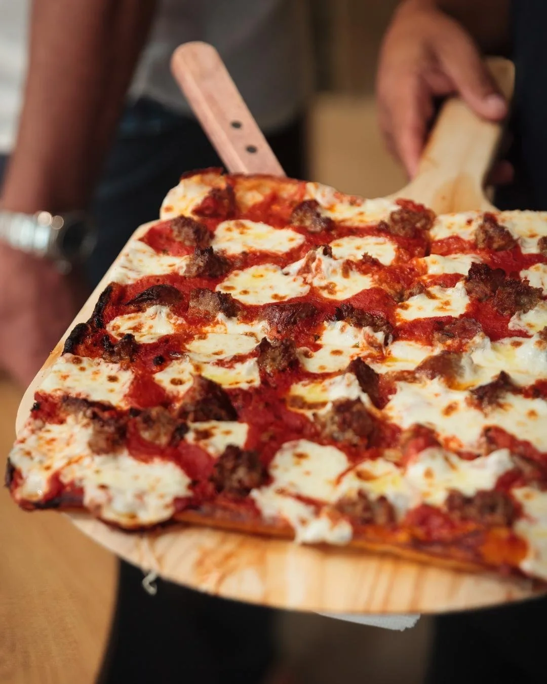 Friday night plans fresh out of the oven. Made for making the rounds and making sure everyone gets a slice.