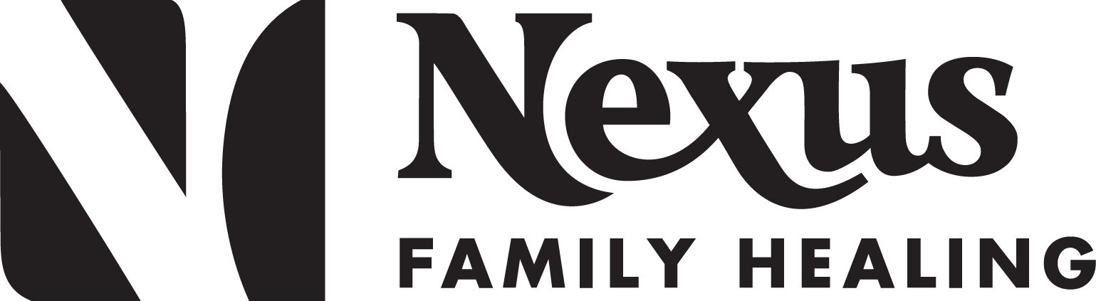 The logo of Nexus Family Healing with stylized 'Nexus' text and a design element on the left.