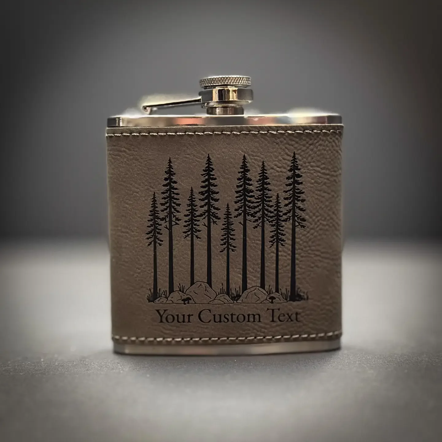 Leather Flask- 6 oz