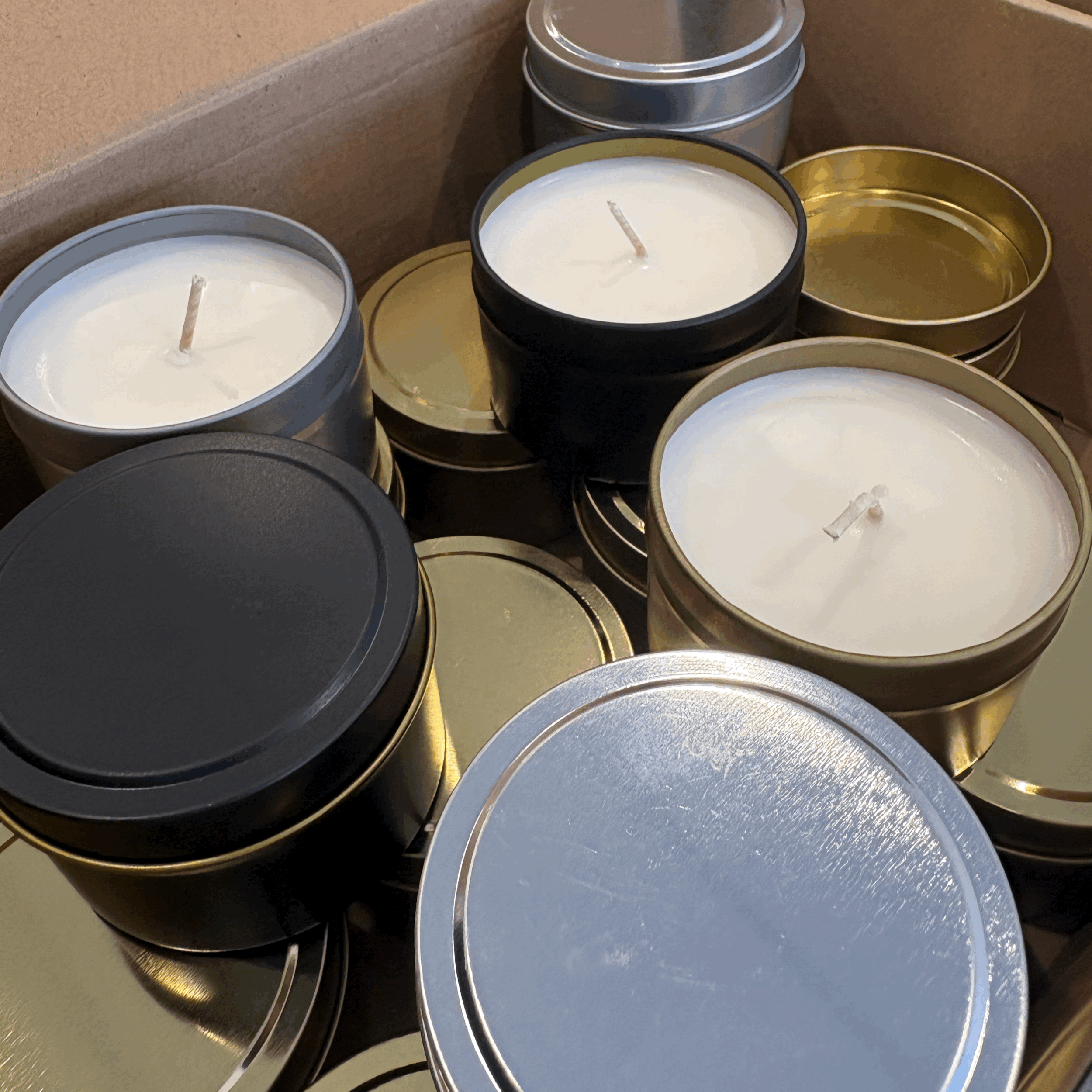 Candle tins