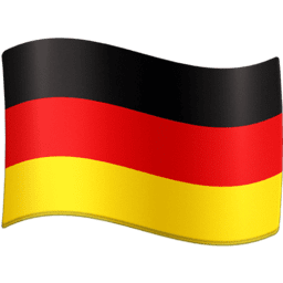Deutschlandflagge auf einer Flagge