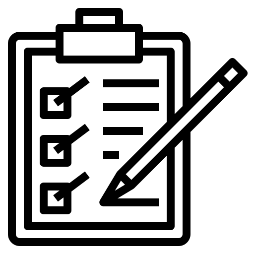 Ein schwarzes Emoji mit einer skeptischen oder zweifelnden Miene.