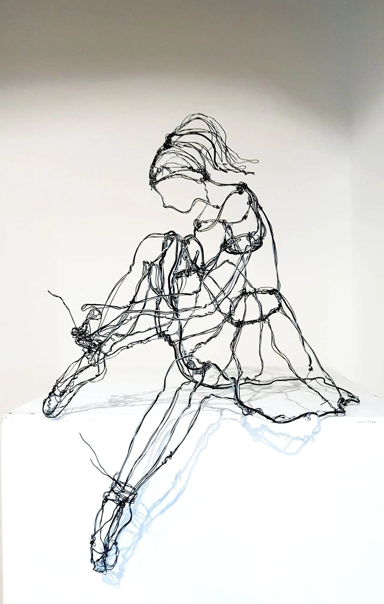 Danseuse ballerine en fil de fer