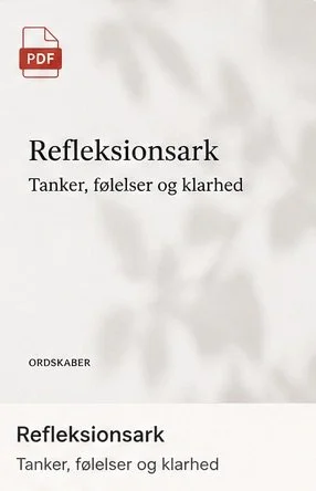 Reflektionsark