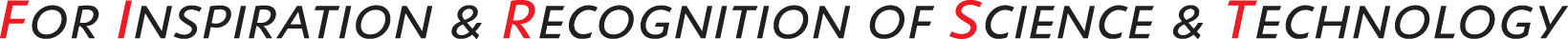 Close-up of text with the words "Inspiration" and "Recognition of Science & Technology" in black and red font.