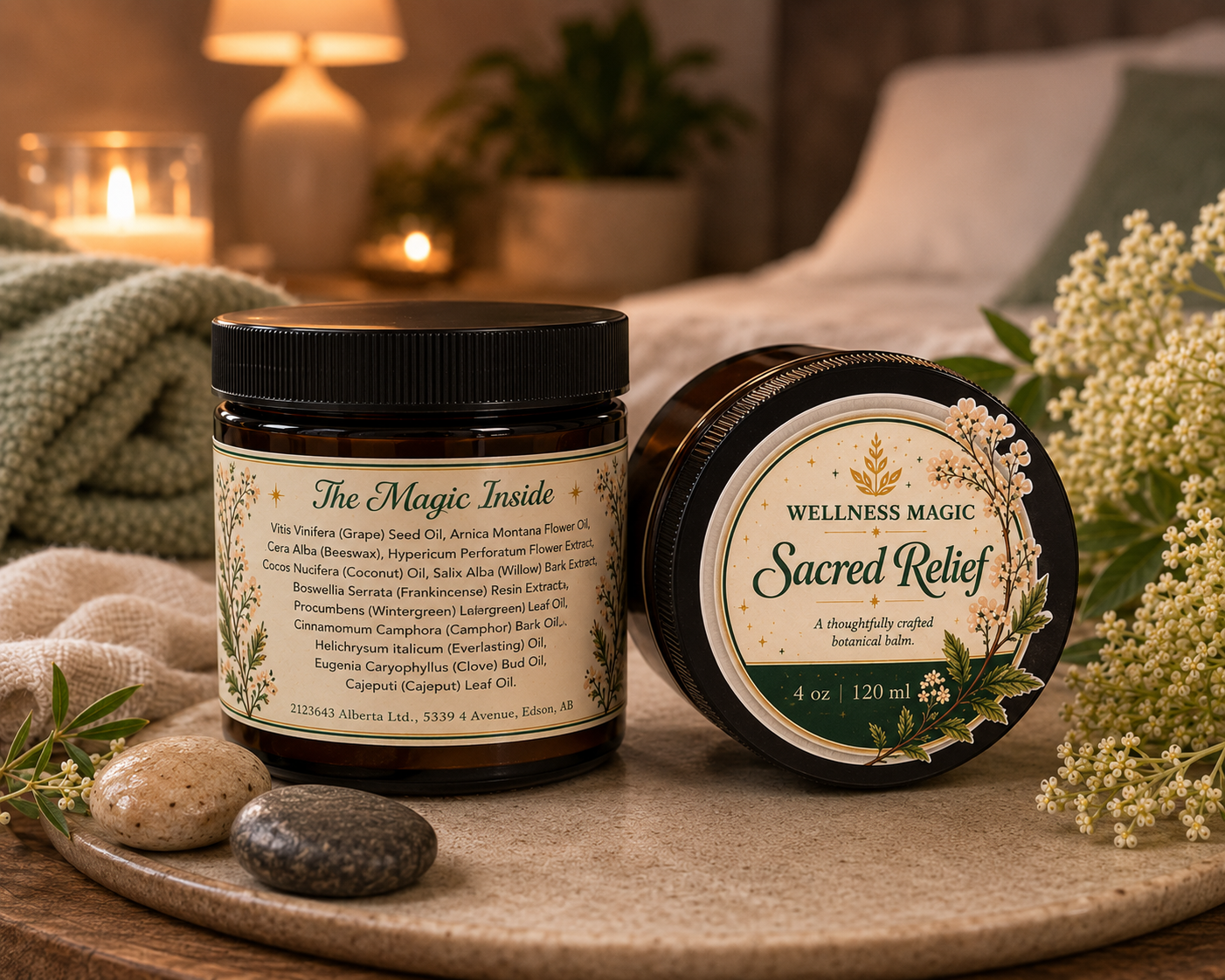 Sacred Relief - a Soothing Botanical Balm 4 oz