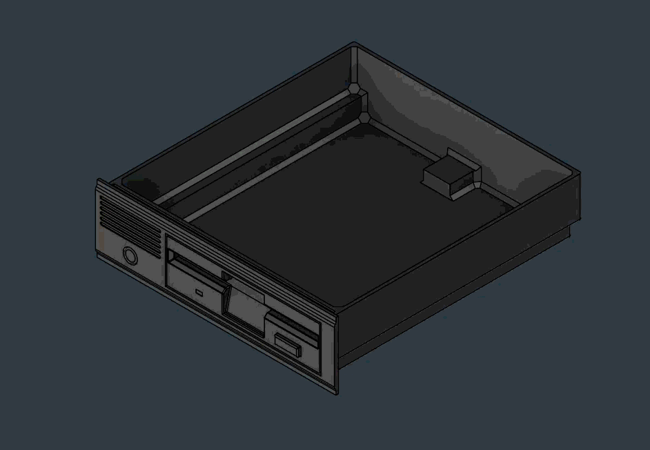 The making of the 3.5" bay drawer