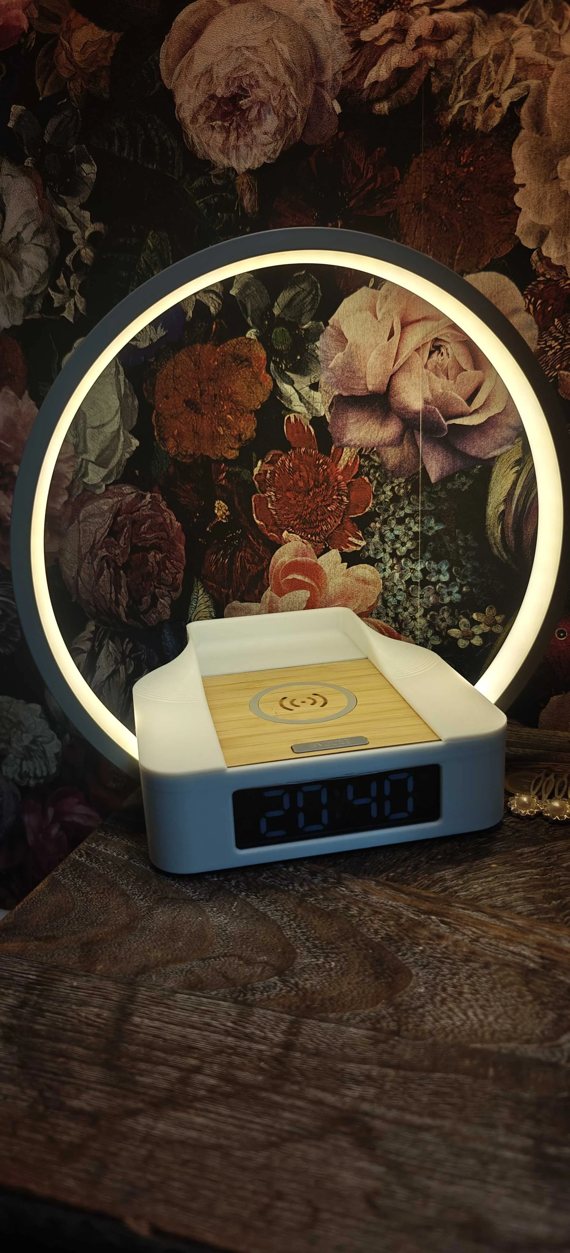 Alarm Clock Phone Cradle
