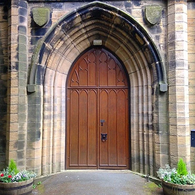 Netherthong Church door.JPG
