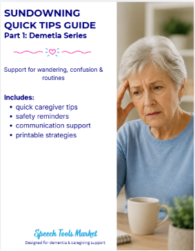 DEMENTIA SERIES: Part 1: SUNDOWNERS