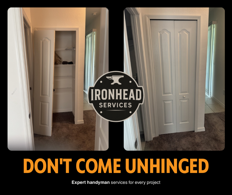 Repairing a Damaged Sliding Closet Door Before Re-Renting an Airbnb in Port Charlotte