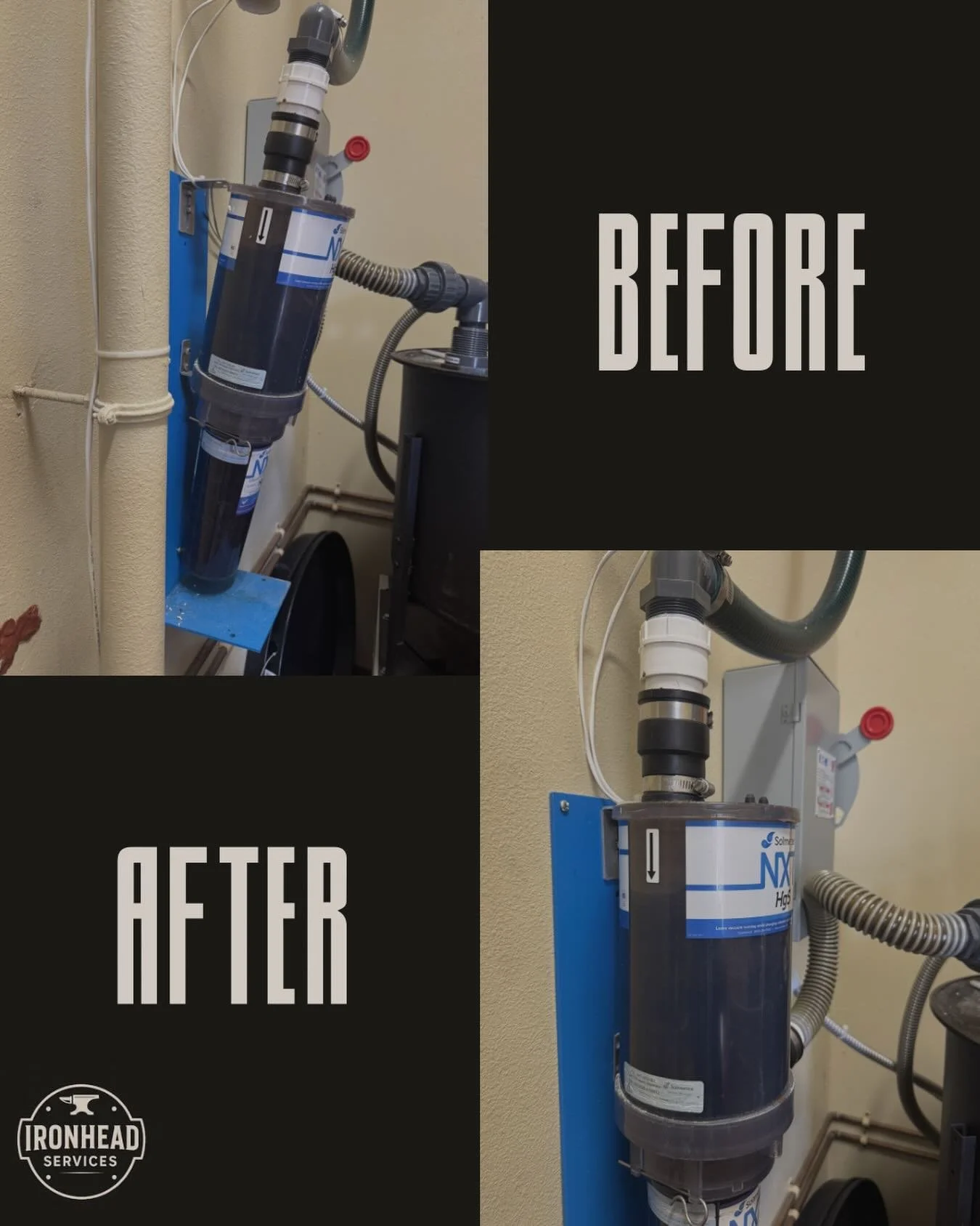 Had a call for a local business who had an amalgamation filter pull off the bracket. 

Was able to get out to the office and get it repaired right within hours. 

Business Services when your operation can&rsquo;t wait.

#portcharlotte #buisness #repa