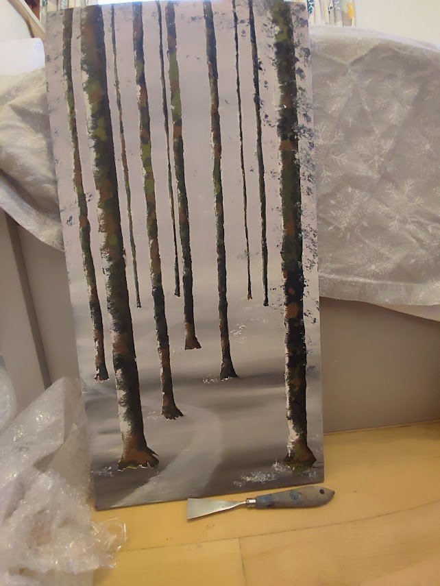 camoflarge trees