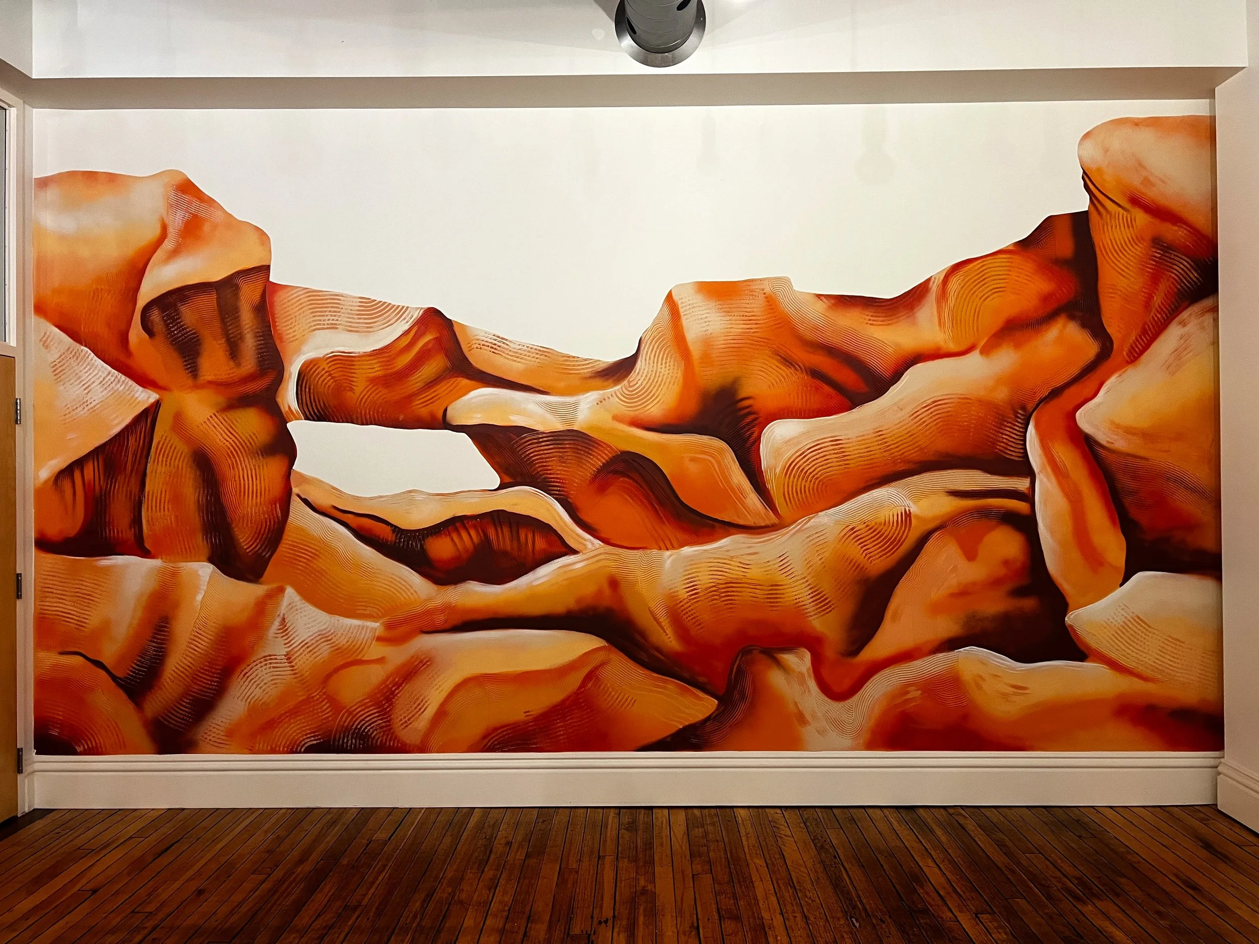 Ore Movement Mural  18' x 10'