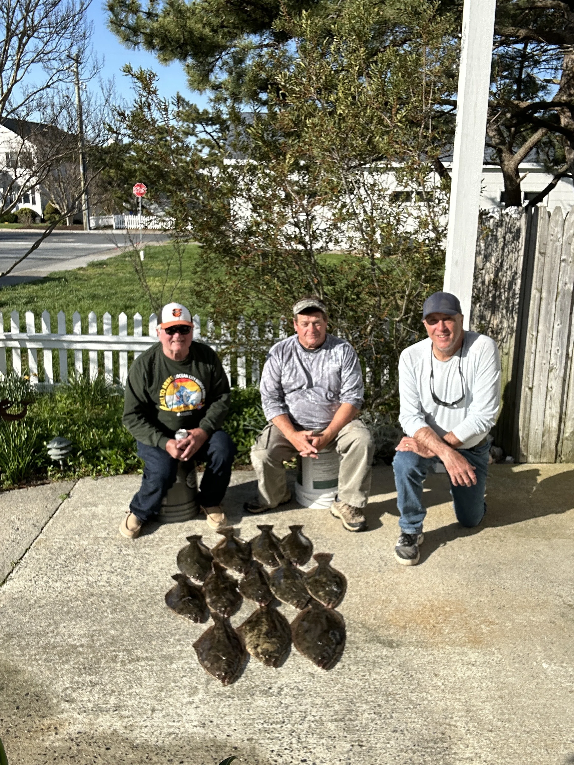 Flounder. sandbar Captain Tilly OC Fishing Charters. Ocean City, MD