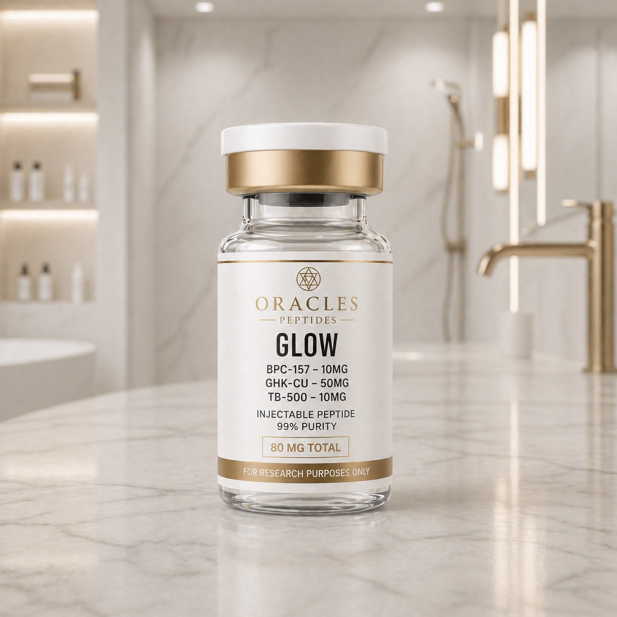 GLOW (BPC-157 -10mg/GHK-CU-50mg/TB-500-10mg)