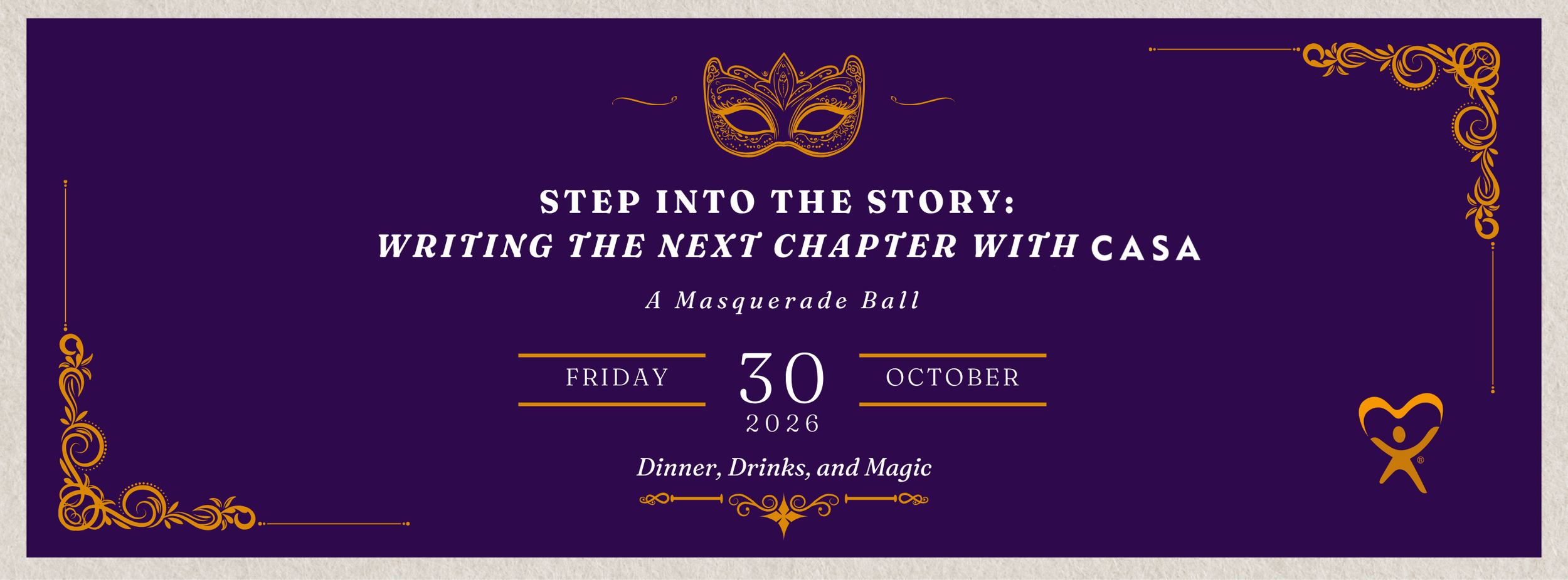 Step into the Story: Writing the Next Chapter with CASA- A Masquerade Ball