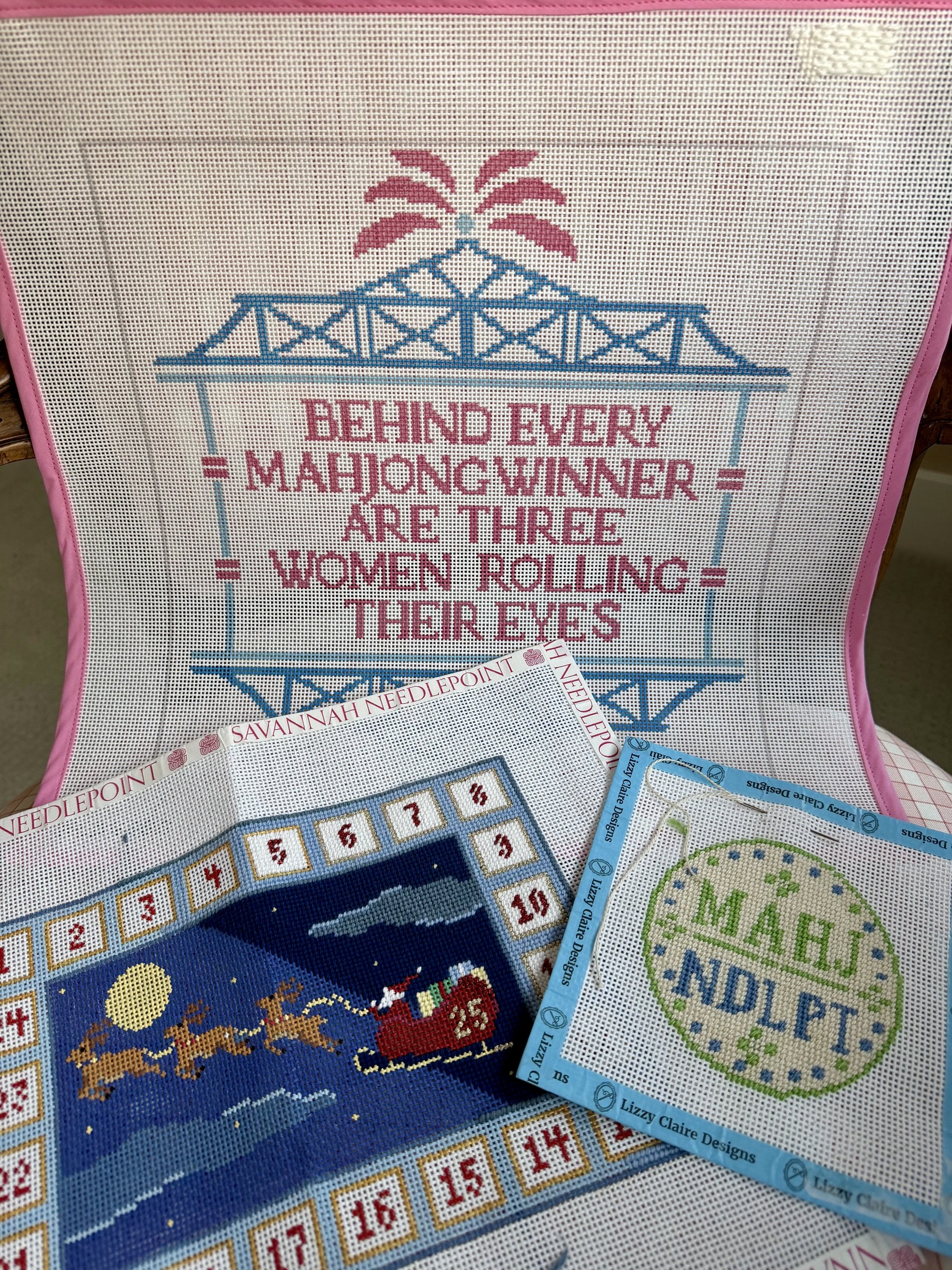 Needlepoint Afternoon                            Sip &amp; Stitch or 101 Needlepoint Lesson
