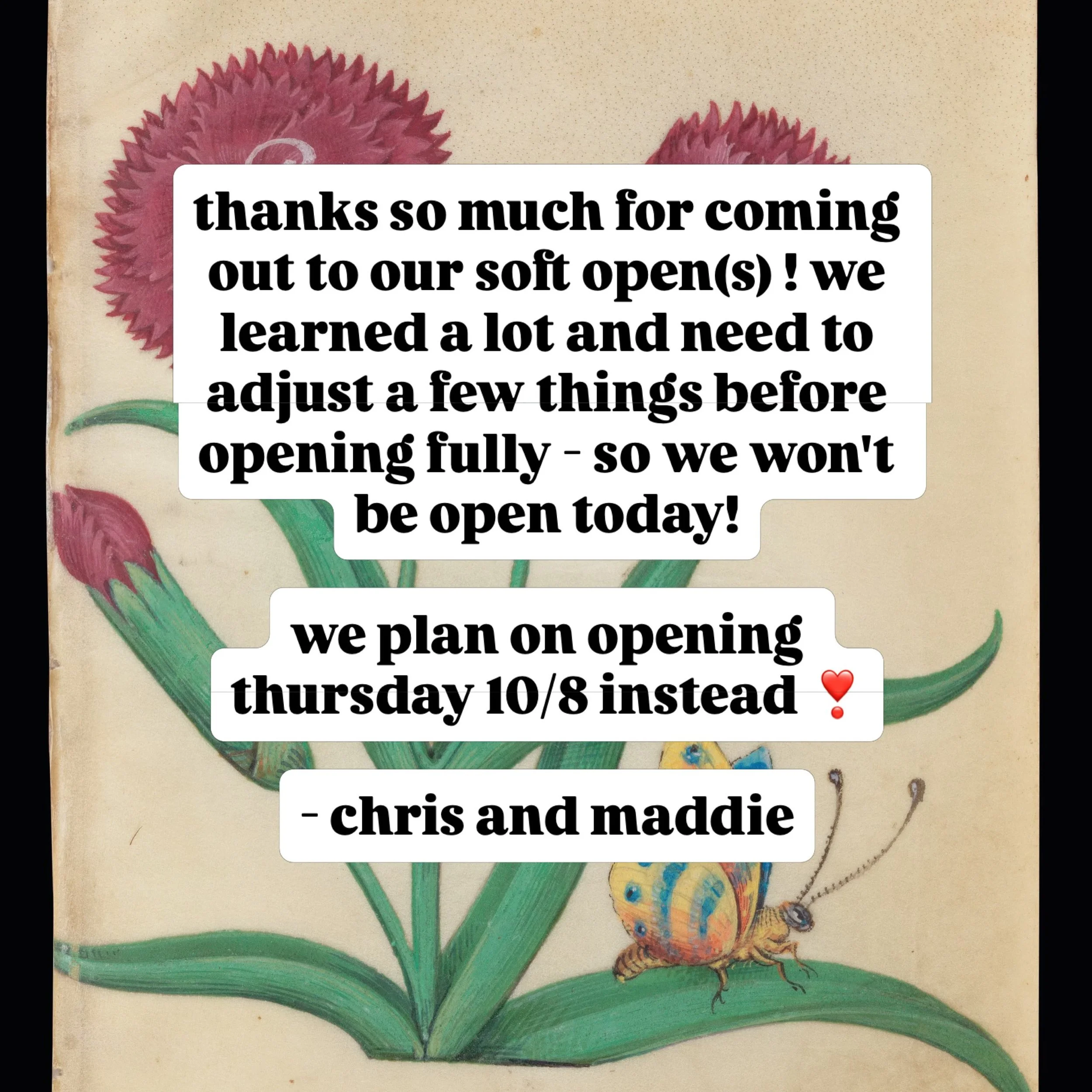we're learning! see yall thursday !