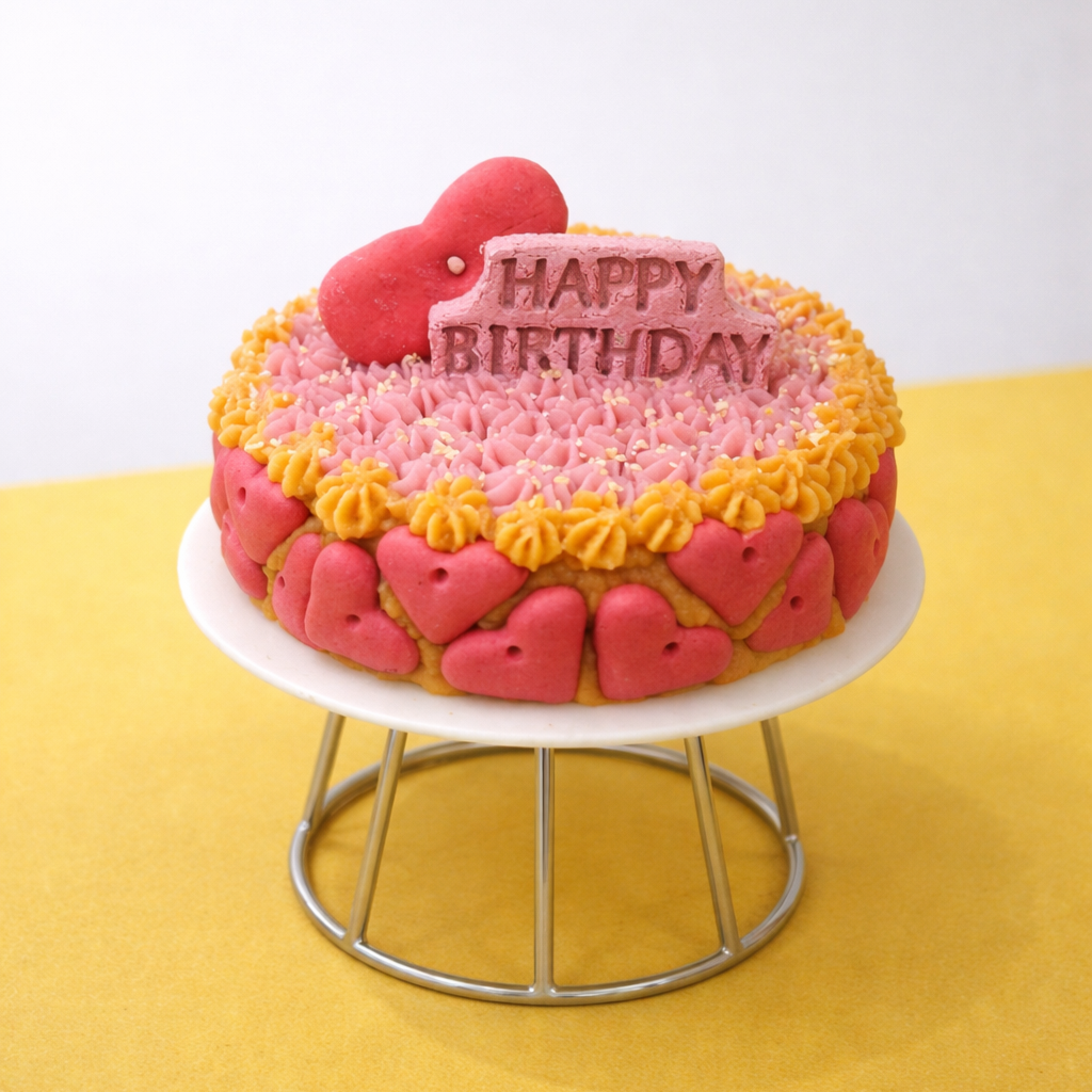 Dog birthday cake Barcelona handmade natural Voilà Concept Store