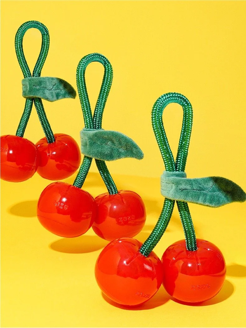 Cherry Rope Chew Toy for Dogs