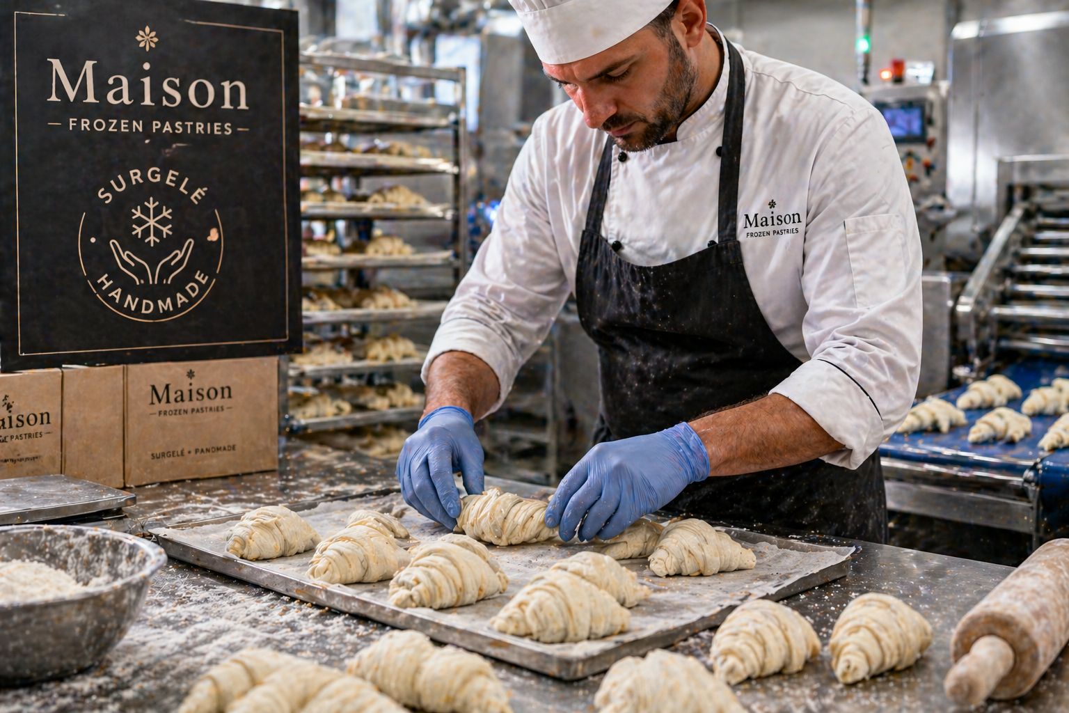Tous types de Croissants Surgelés Artisanaux