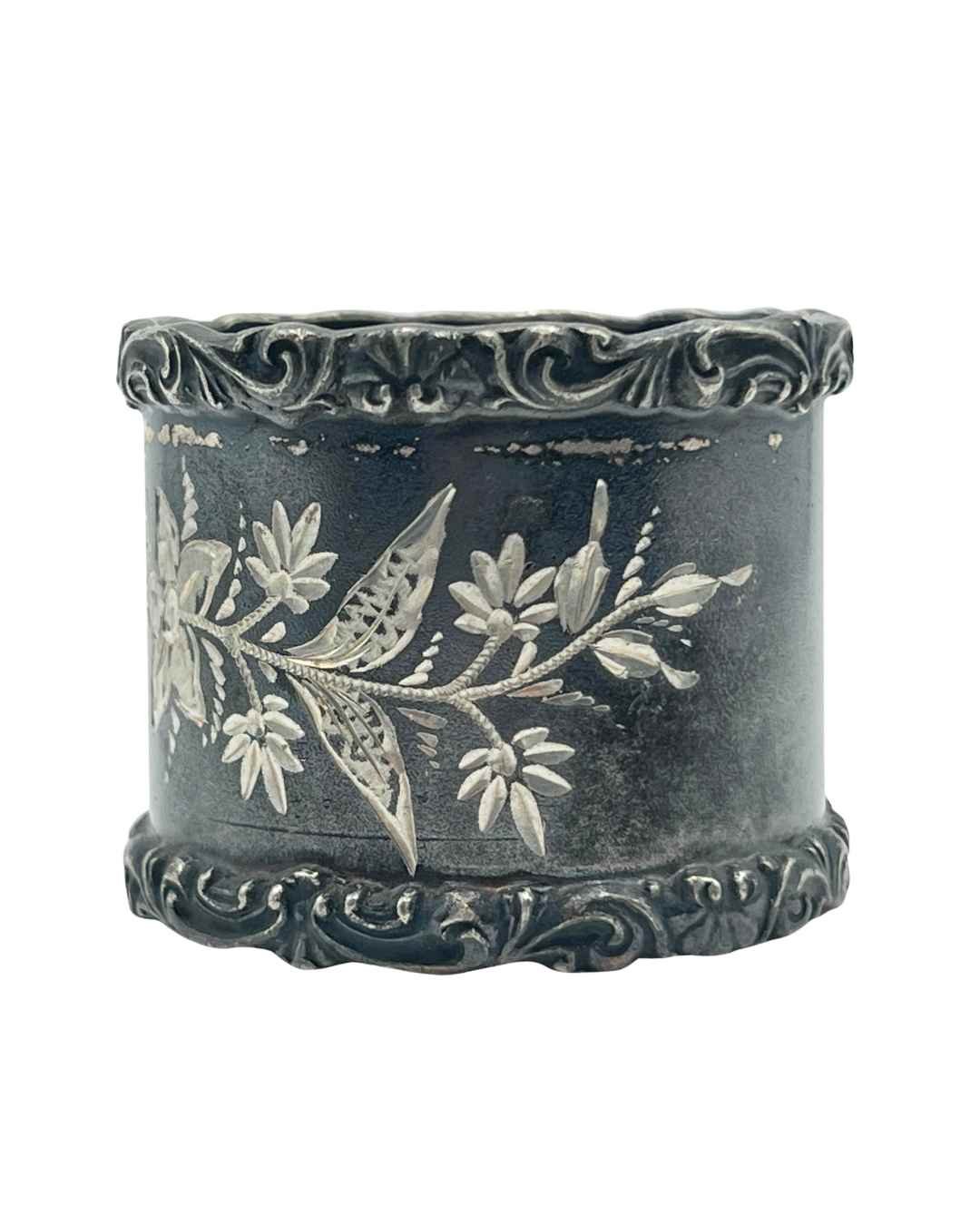 Vintage Floral Napkin Ring