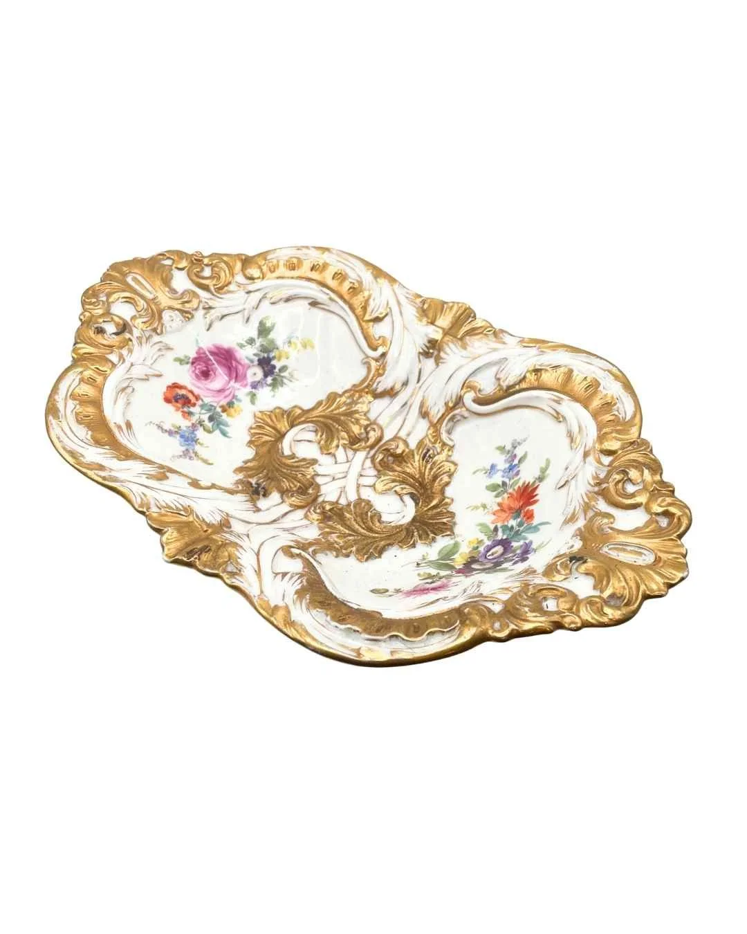 Floral Gold Dish