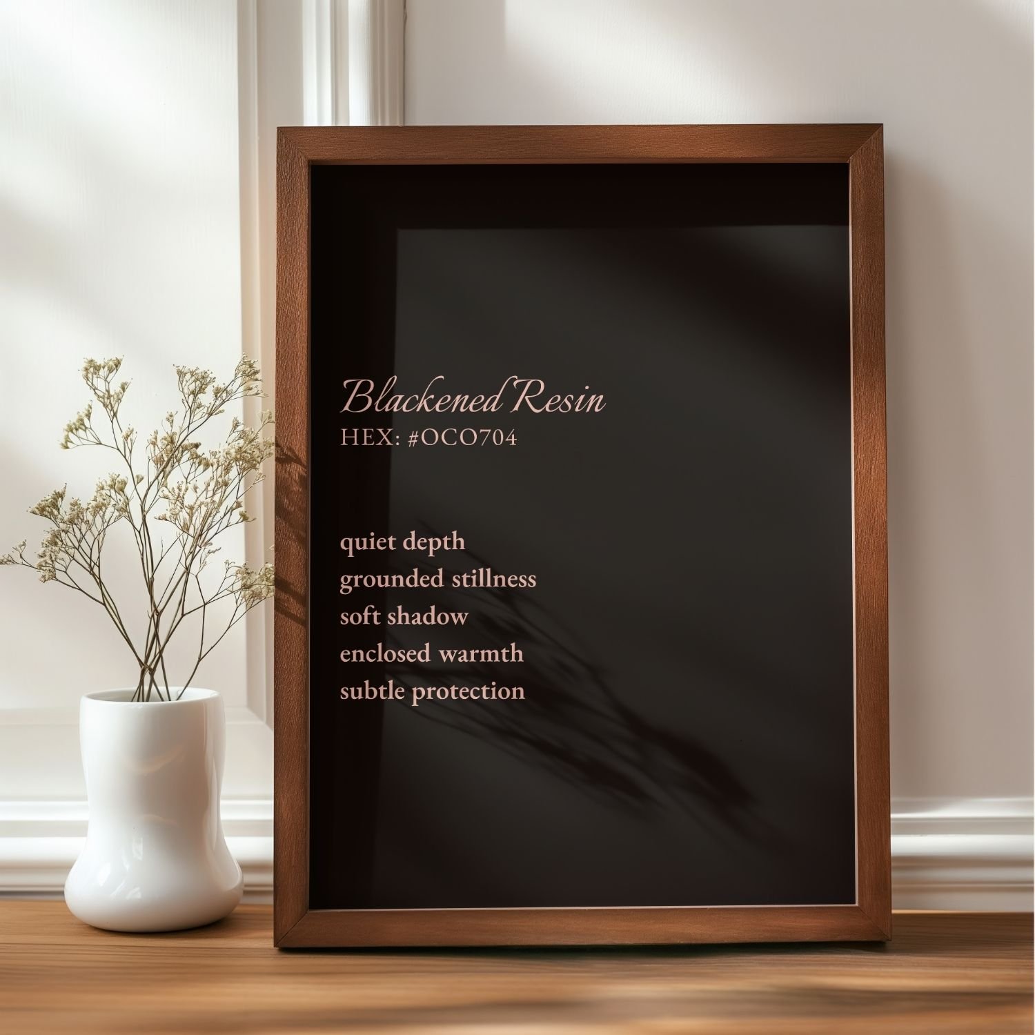 Blackened Resin | Digital Color Study Print