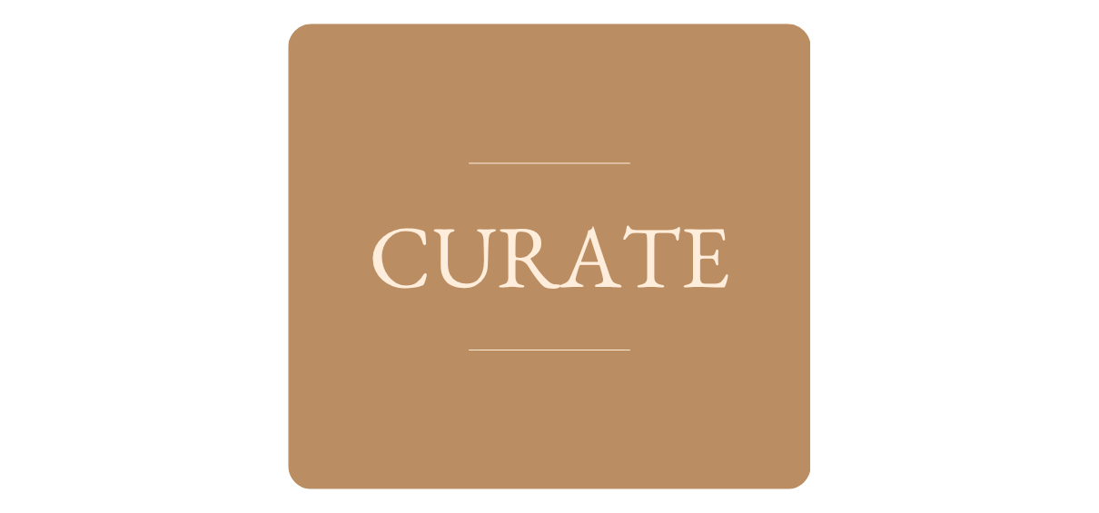 Curate step in the Color Inspired Palette Studies process.