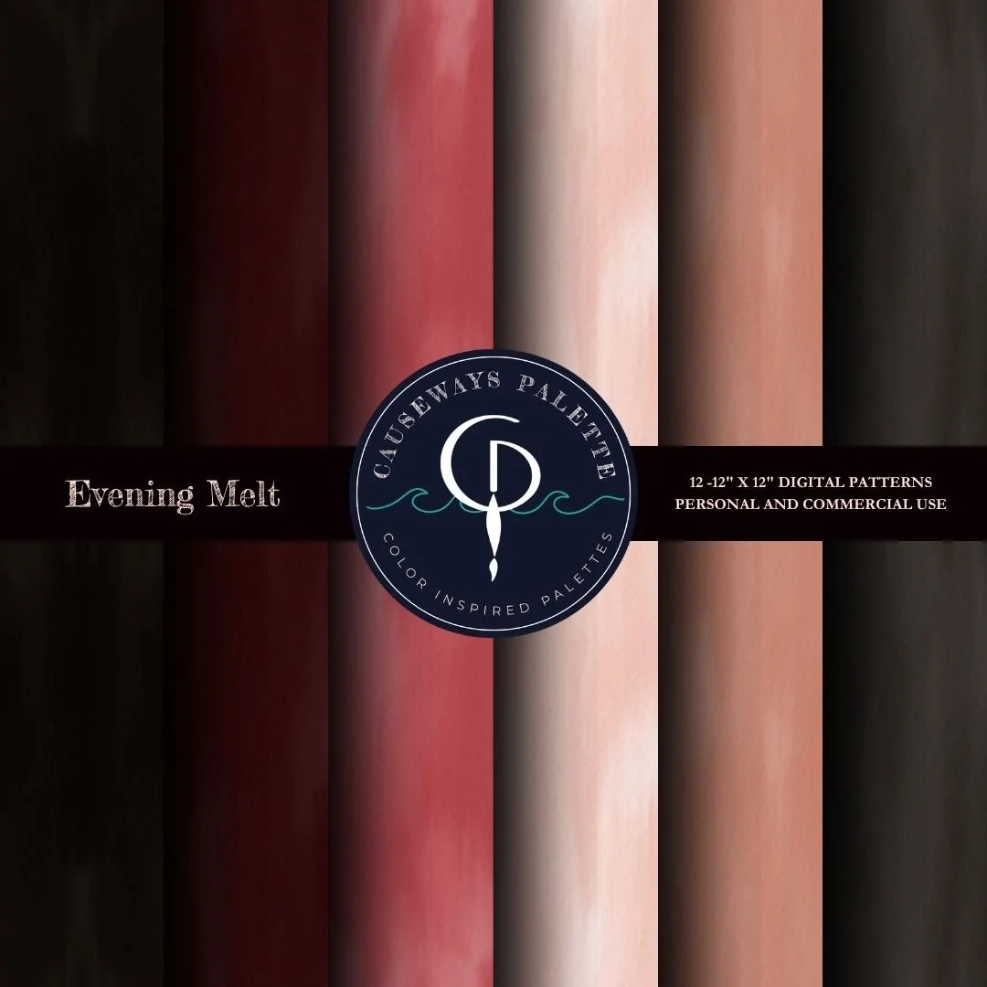 Evening Melt Abstract Watercolor Set
