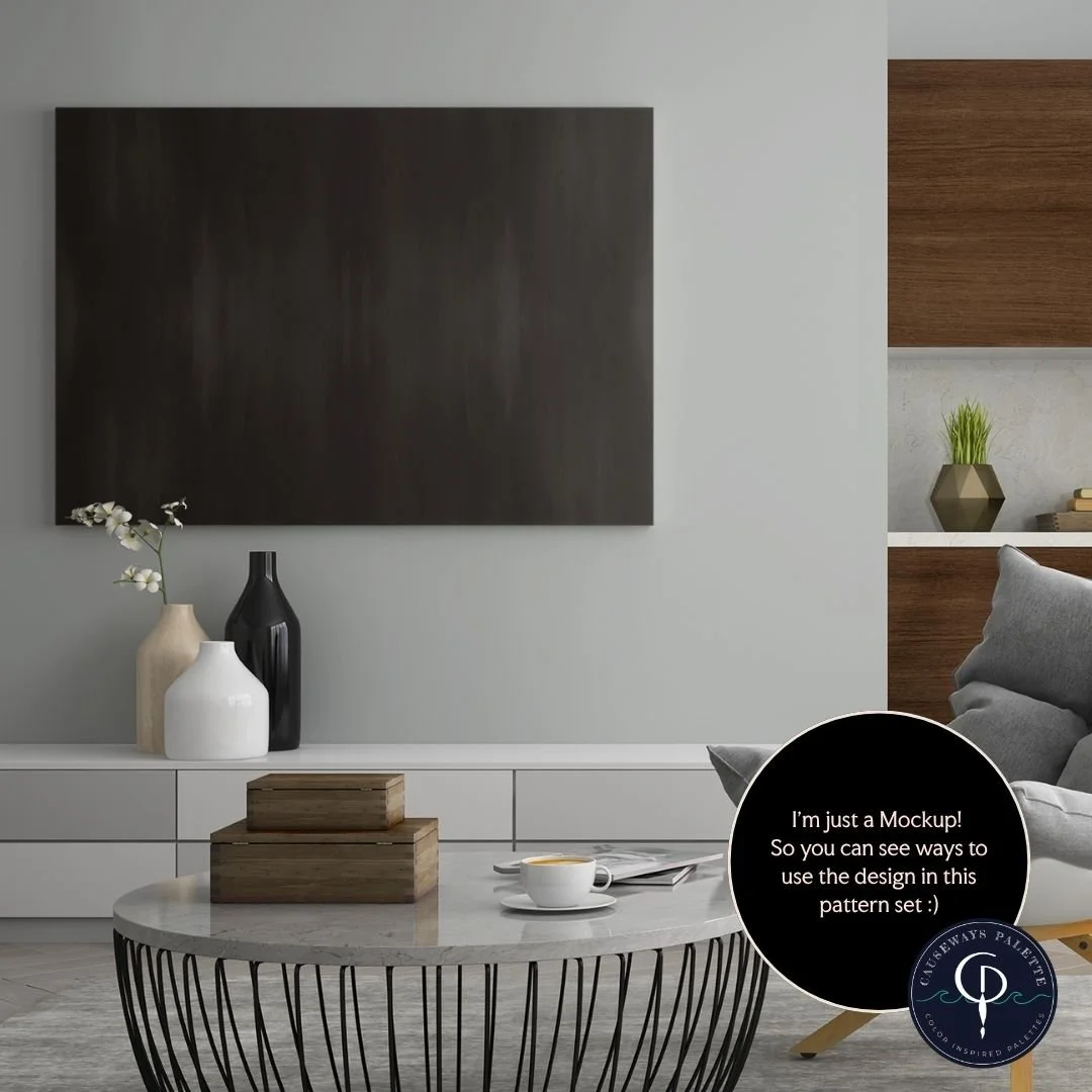 evening melt pattern design on a canvas wall art.jpg