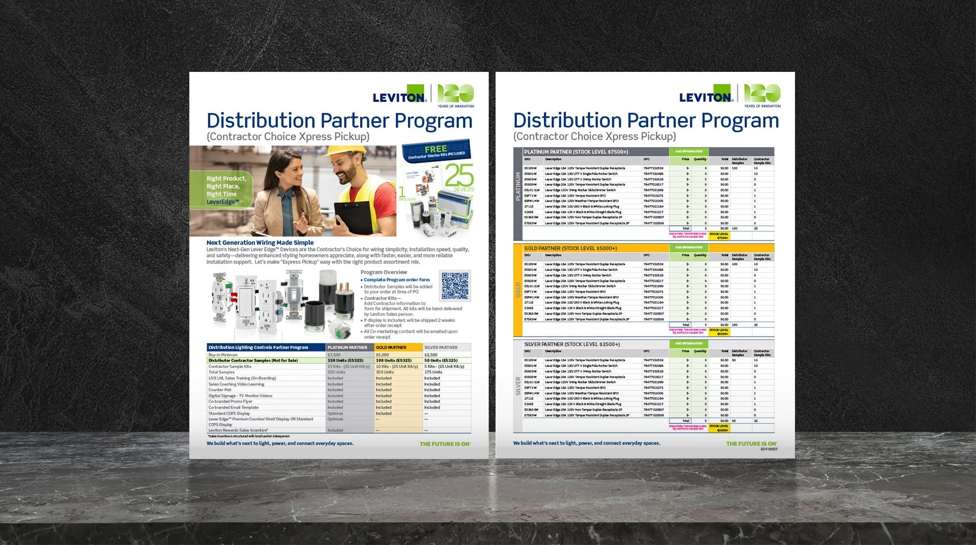 Leviton Manufacturing 2-Page Flyer