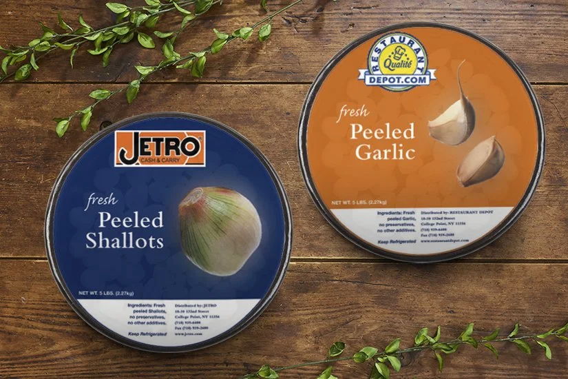 Shallots and Garlic Labels