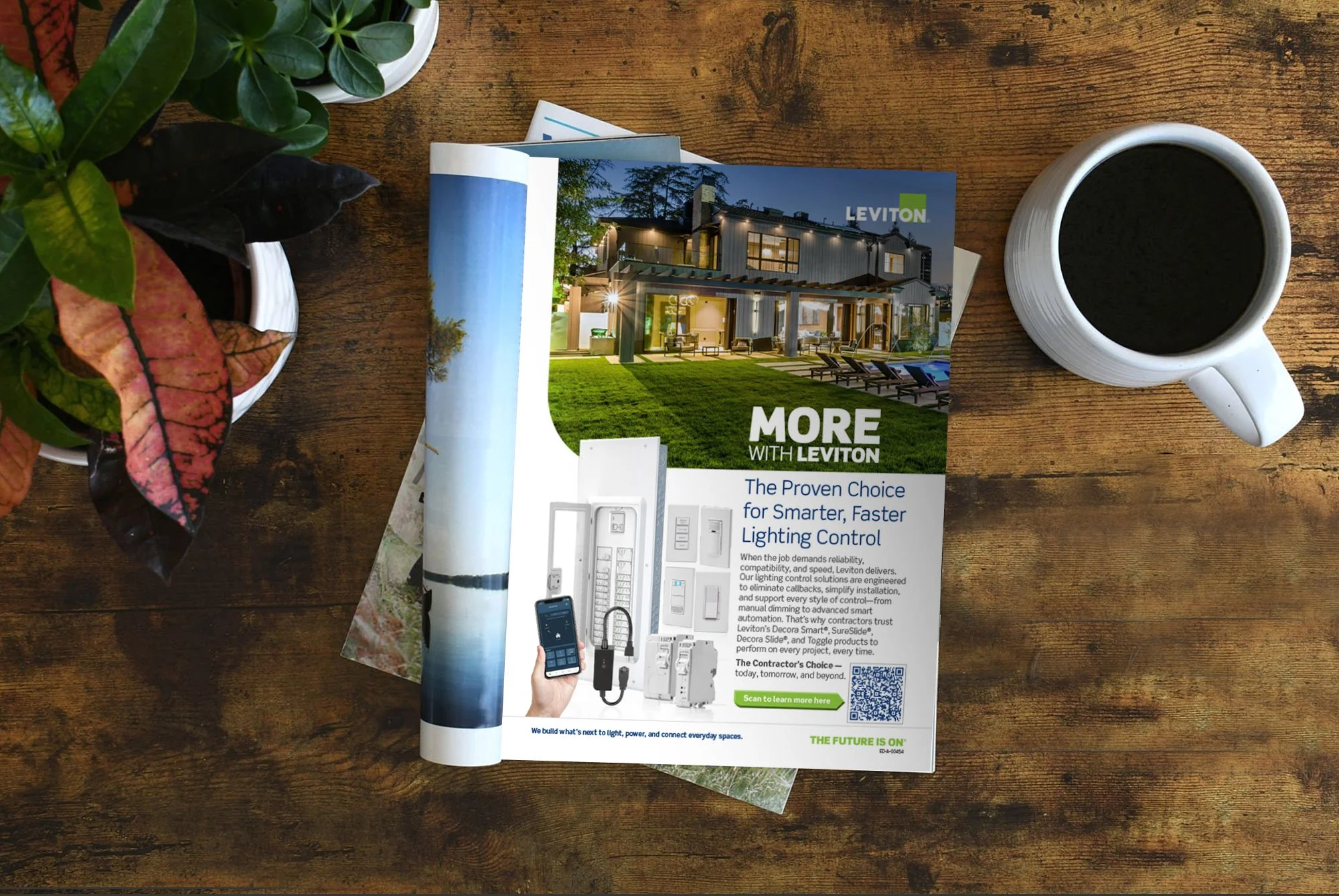 As Seen In tED Magazine - Leviton Manufacturing Lighting Controls Ad