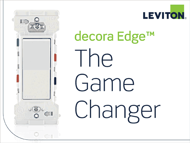 Leviton Manufacturing Decora™ Edge Web Ad