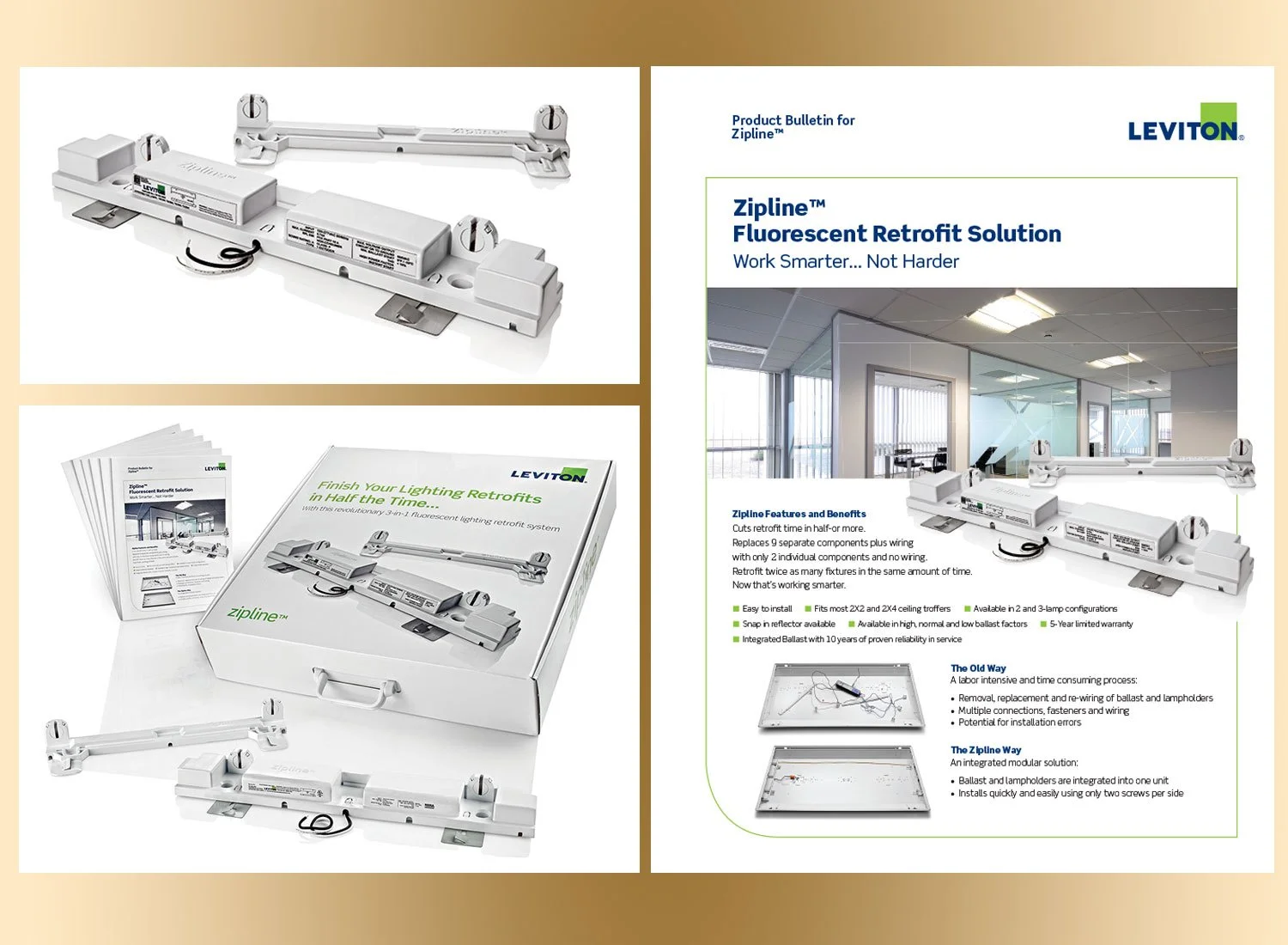 Leviton Manufacturing - Art Direct Photoshoot - Promo Material Design/Layout