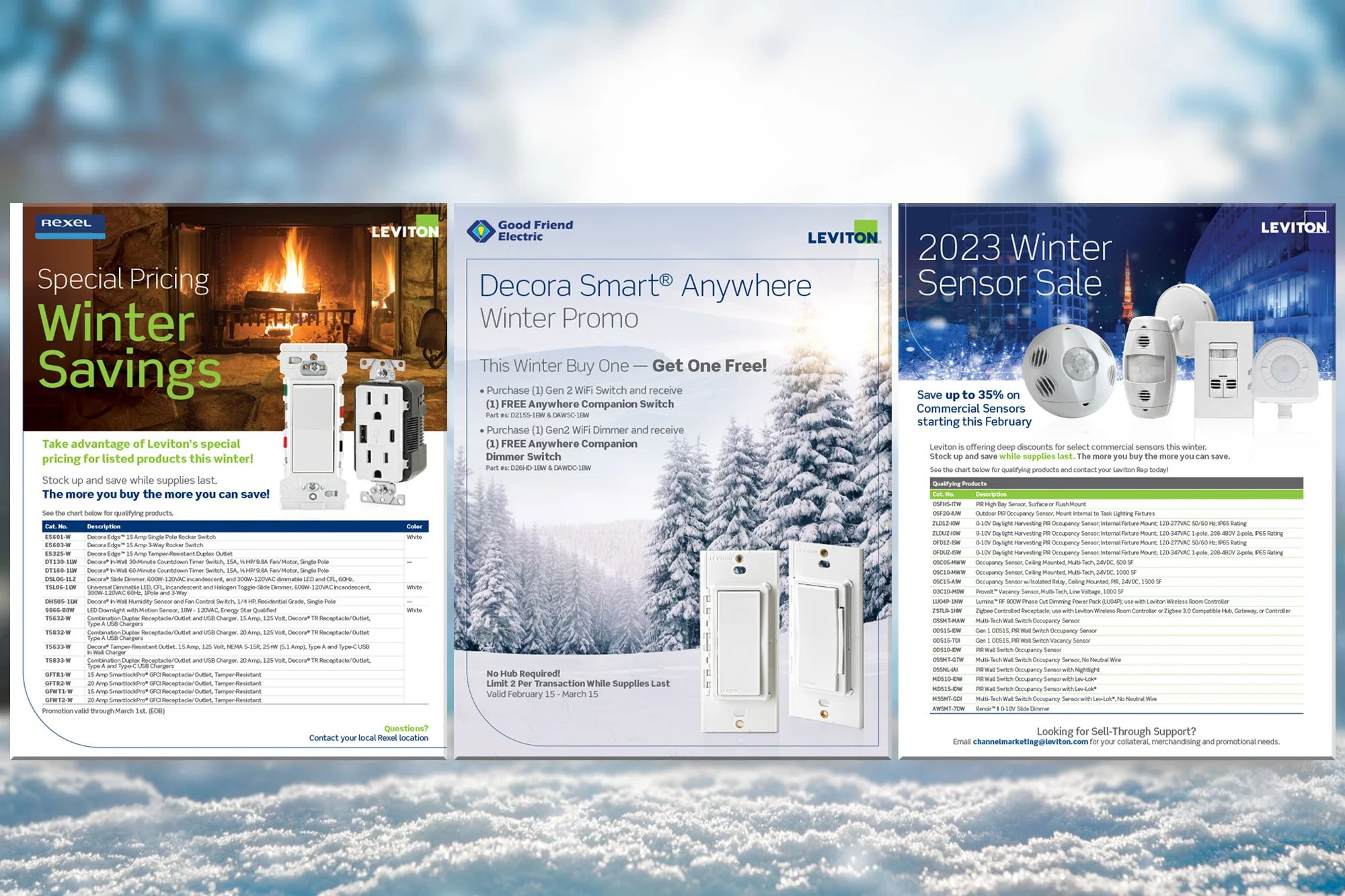Leviton Manufacturing Single Page Flyers